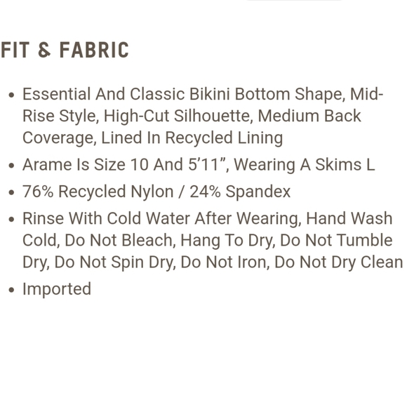 Skims Swim Mid Waist Bottoms - cocoa - Picture 5 of 10